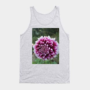 pink flower Tank Top